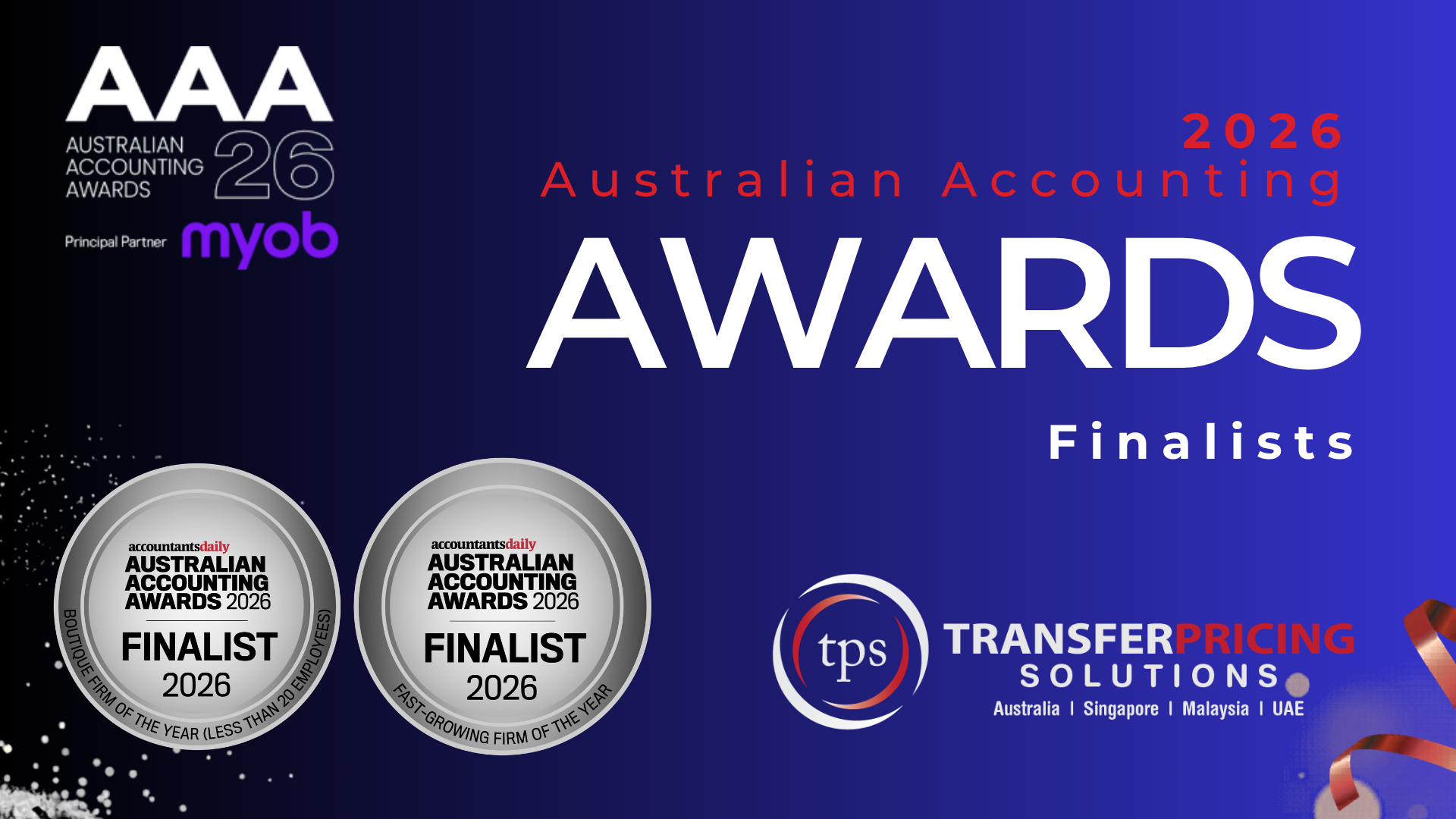 TPS Australia are Finalists in 2026 Australian Accounting Awards